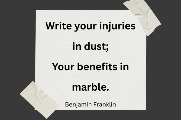 Remember the Blessings, Release the&nbsp;Wounds